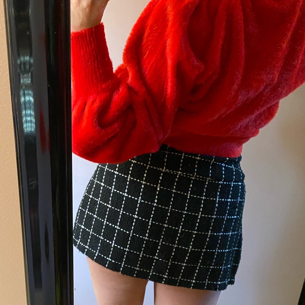 Tweed mini skirt - Picture 1 of 3